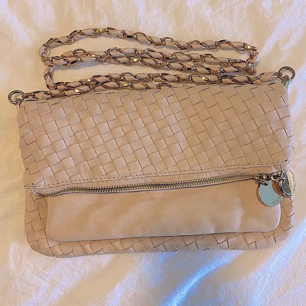 Deux lux fold over handbag/clutch